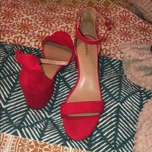 Cute red Merona heels!